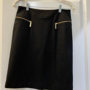 Black Michael kors skirt with gold accents